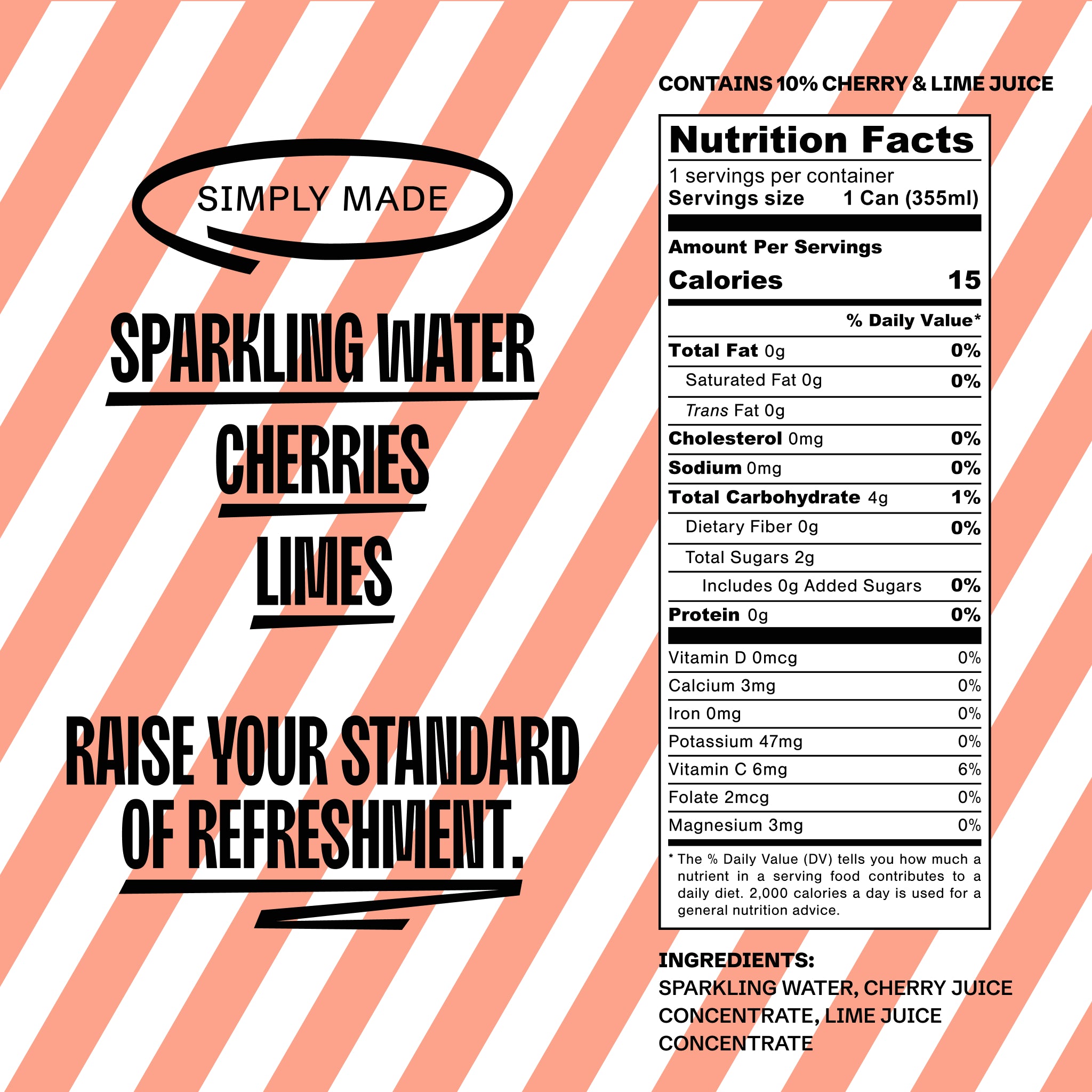 Cherry Lime - Sparkling Water